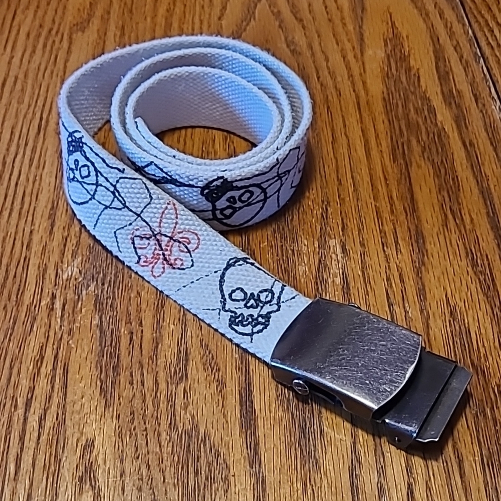 Boys Skull Belt
